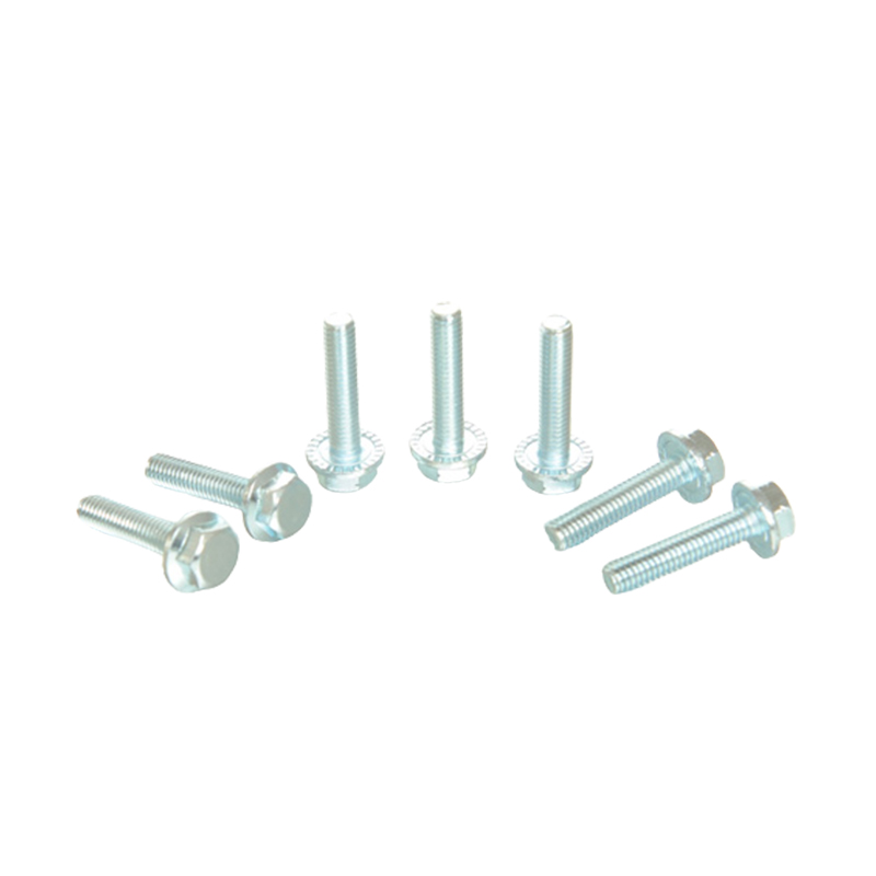 Kuusikulmainen laippa tiivisteellä ja hammastetuilla ruuveilla