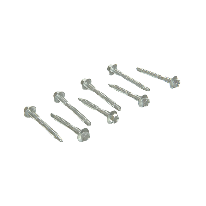 Kuusikulmainen laippa kaksoisporausruuvi